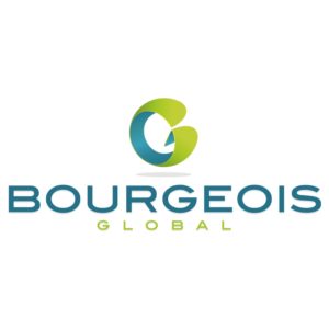 Logo Bourgeois Global en vert et bleu